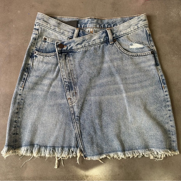 Cheap Monday • Denim Mini Skirt - Picture 1 of 9